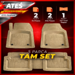 Audi Q2 Uyumlu Universal Paspas 4d Bej - Görsel 2