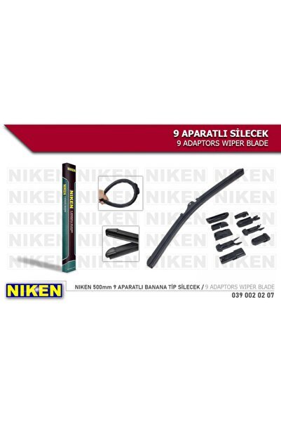 500mm 9 Aparatlı Banana Tip Silecek