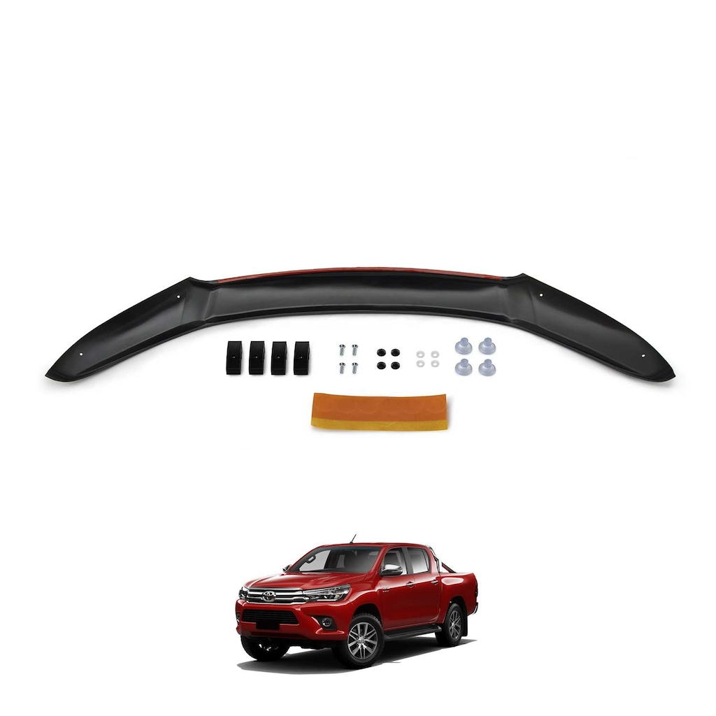 Toyota Hilux Kaput Koruyucu Rüzgarlık 4mm (ABS) 2015-202