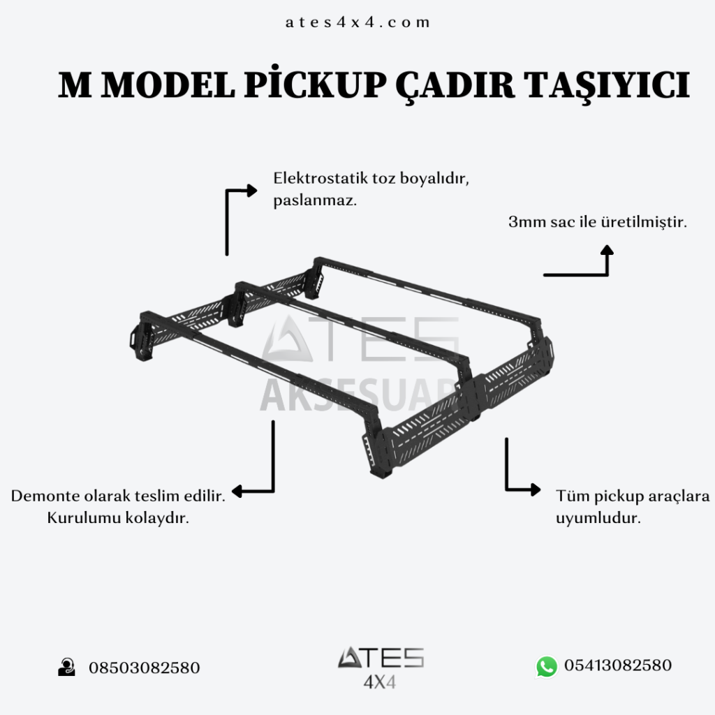M Model Pickup Çadır Taşıyıcı