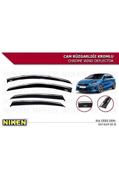 KROMLU CAM RÜZGARLIĞI Kia CEED 2018 SONRASI 4LÜ