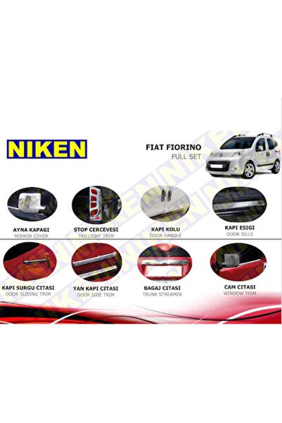 Fiat Fiorino Full Krom Seti Komple Nikelaj Kaplama 2008 Sonrası