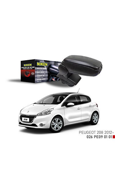 Araca Özel Peugeot 208 2012- Araca Özel Kol Dayama Kolçak Siyah