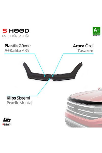 S-dizayn Renault Kangoo Abs Plastik Kaput Rüzgarlığı 2014-2020 A Kalite Hd-15700400