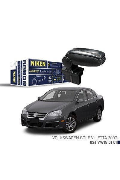 Niken VW Golf V -Jetta 2007- Araca Özel Kol Dayama Siyah