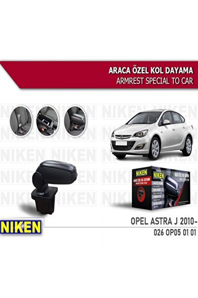 KOLÇAK KOL DAYAMA ARACA ÖZEL ASTRA J 2010-2015 SİYAH