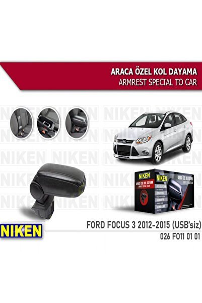 KOLÇAK ARACA ÖZEL FOCUS 3 SEDAN HB USB SİZ 2012-2015 SİYAH