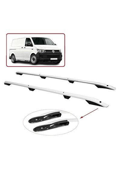 Vw transporter t5 t6 t7 t8 tavan çıtası port bagaj taşıyıcı uzun gri 2004 / 2024