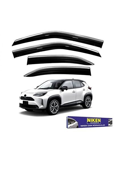 KROMLU CAM RÜZGARLIĞI Toyota Yaris cross 2021 SONRASI UYUMLU 4LÜ