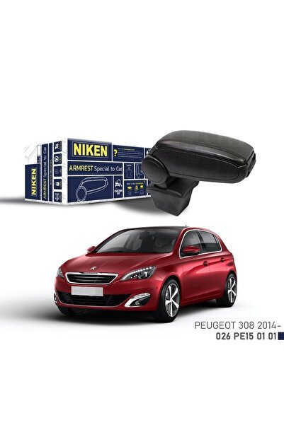 Niken Peugeot 308 2014- Araca Özel Kol Dayama Siyah