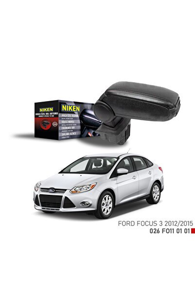 NİKEN USB SİZ ARACA ÖZEL KOLÇAK FORD FOCUS III 3 2012 - 2015 ARASI SİYAH