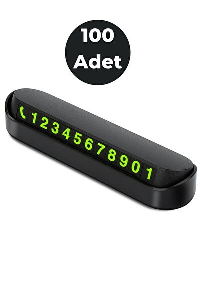 Araç Içi Park Telefon Numarası Oto Numaratör Açılır Kapanır Sistem 100 Adet