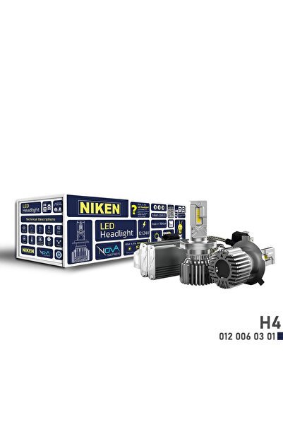Niken Nova Serisi Led Xenon H4 Far Ampulü 90W