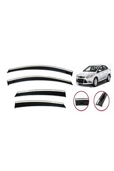 KROMLU CAM RÜZGARLIĞI FORD FOCUS 3 III 2012 - 2019 ARASI UYUMLU 4LÜ