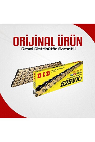 Dıd Yamaha Nıken 900 Gt (2018-2020) 525-114 Bakla Vx3 Zincir Gold Renk