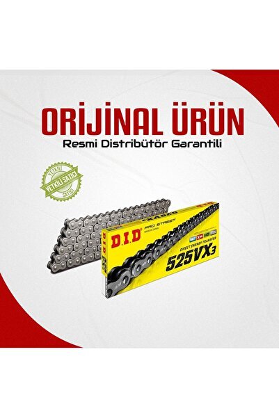 Dıd Yamaha Nıken 900 (2018-2020) 525-114 Bakla Vx3 Zincir Çelik Renk
