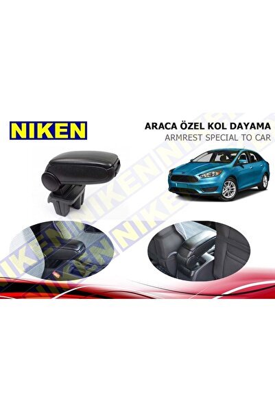 Ford Focus 3 Kol Dayama Kolçak Vidasız Konsol 2015+ Niken
