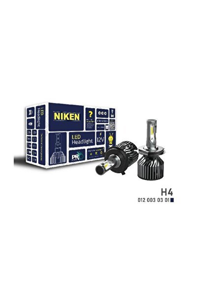 LED XENON FAR AMPUL PRO SERİSİ H4 12V 6500K 0120030301 NİKEN
