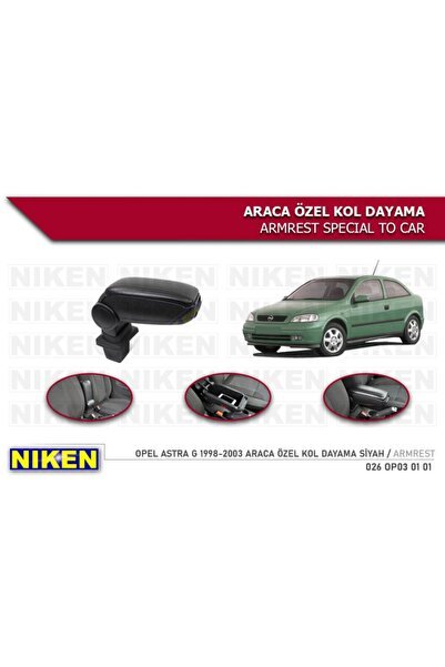 Opel Astra G 1998-2003 Kolçak Araca Özel Kol Dayama Siyah