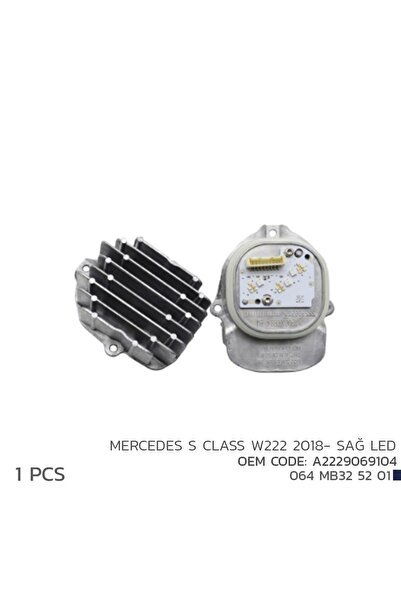 Mercedes S Class W222 2018-Sağ Led Mod A2229069104