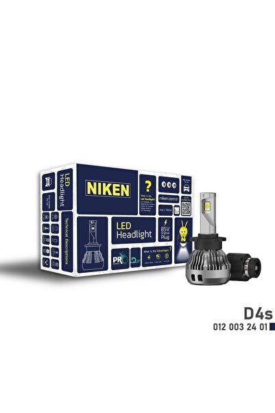 D4s led xenon far aydınlatma seti şimşek etkili pro 8000lm 2 adet
