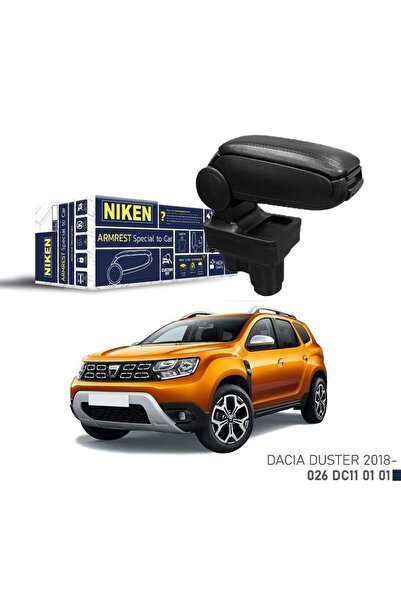 Dacia Duster Uyumlu 2018- Araca Özel Kol Dayama Siyah