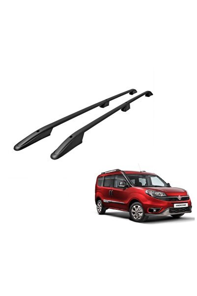 Fiat Doblo 3 Maxi Tavan Çıtası Port Bagaj Taşıyıcı Uzun Siyah 205