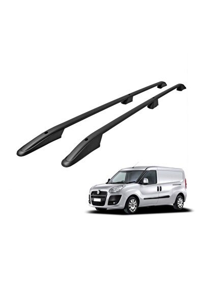 Fiat doblo 2 maxi tavan çıtası port bagaj taşıyıcı uzun siyah 2010 / 2015