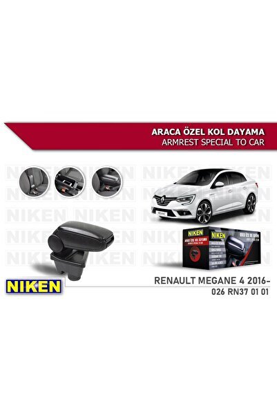 Renault Megane 4 2016- Kol Dayama Kolçak Geçmeli ABS Siyah