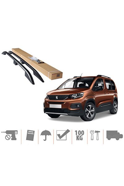 Toyota Proace City Üst Port Bagaj Tavan Çıtası Siyah