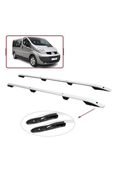 Renault trafic tavan çıtası port bagaj taşıyıcı uzun gri 2001 / 2014