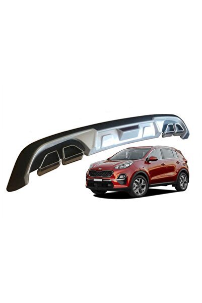 Kia Sportage Arka Koruma  Uyumlu  Tampon Koruma Difüzör 2018-2019-2020-2021 Kasa