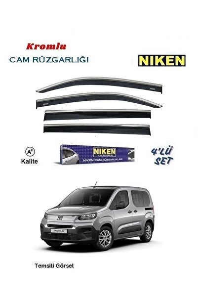Fiat Doblo (2023-2025) Cam Rüzgarlığı 4'lü Set Doblo 2023-2024-2025