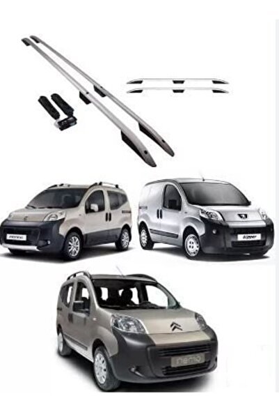 Peugeot Bipper Tavan Çıtası Portbagaj Gri 2008+