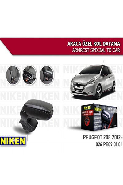 KOLÇAK KOL DAYAMA ARACA ÖZEL PEUGEOT 208 2012-2019 SİYAH