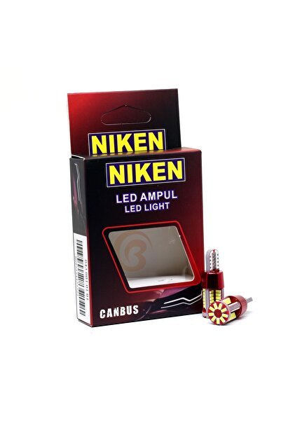 12V T10 Dipsiz Ampul 57 Led'li 2’li SET - Beyaz Işık