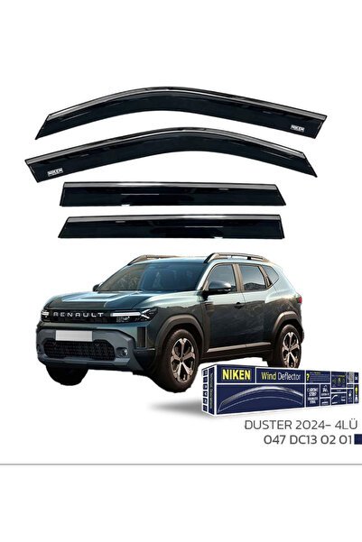 Renault Duster 2024 ve Sonrası Kromlu Cam Rüzgarlığı