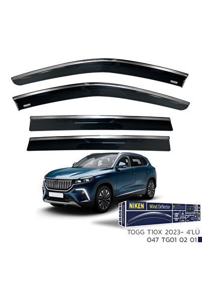 TOGG T10X 2023 ve Sonrası Kromlu Cam Rüzgarlığı