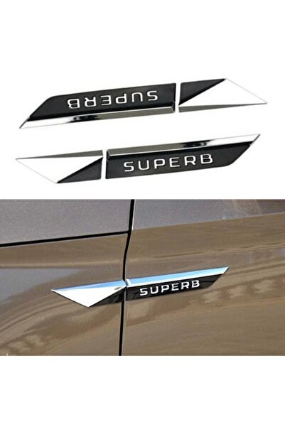 Skoda Superb Çamurluk Bıçağı Logosu Arması