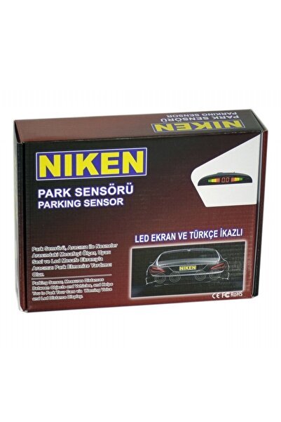 Park Sensörü Led Ekranlı Türkçe Ikazlı Siyah