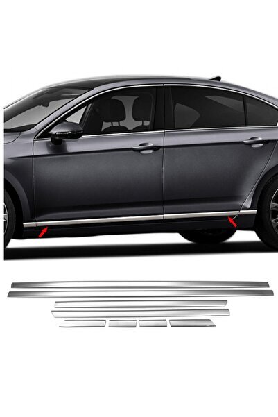 Volkswagen Passat B8 Yan Kapı Çıtası Krom Nikelajı 2015 Sonrası