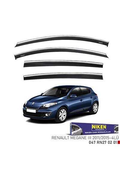 Renault megane 3 cam rüzgarlığı kromlu