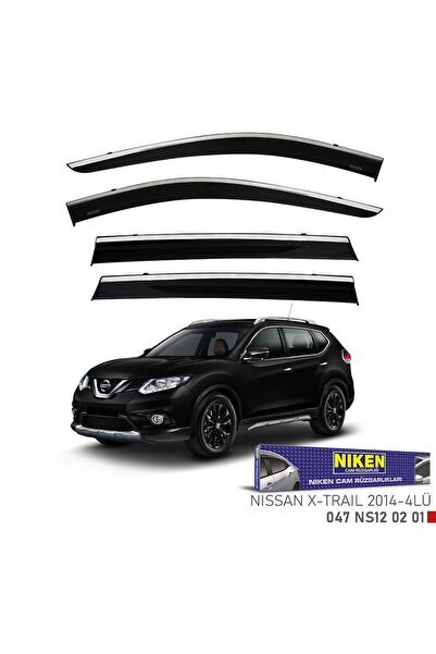 Nissan xtrail cam rüzgarlığı kromlu 2014+