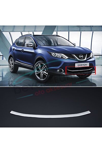 Nissan Qashqai Ön Tampon Panjur Alt Çıtası Kromu 2014-2017