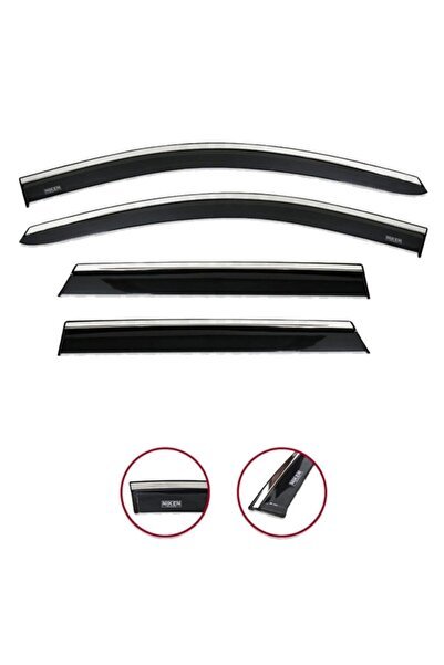 Chevrolet Captiva 2007 Sonrası Kromlu Cam Rüzgarlığı Niken 4lü Set