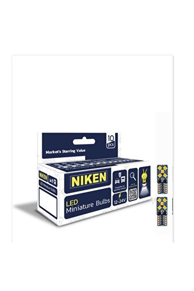 Niken 2 Adet Turuncu T10 Park plaka tavan ampülü 12 volt
