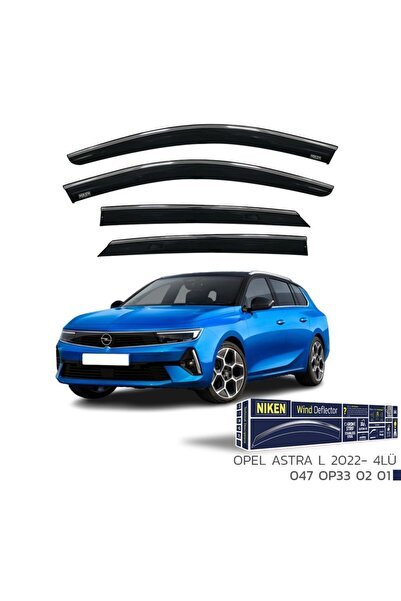 Opel Astra Uyumlu L Kromlu Cam Rüzgarlığı -2022 Niken Parça
