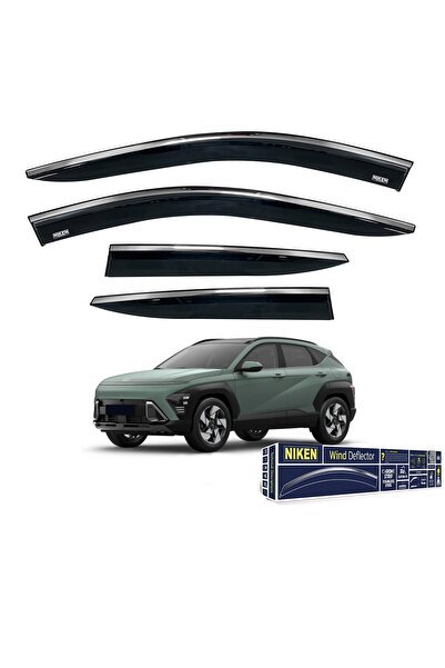 KONA ARACA ÖZEL KROMLU CAM RÜZGARLIĞI NİKEN 2023 2024 2025 Uyumlu