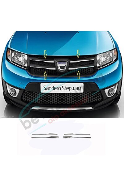Dacia Sandero Ön Panjur Kromu Nikelaj 2013 Sonrası