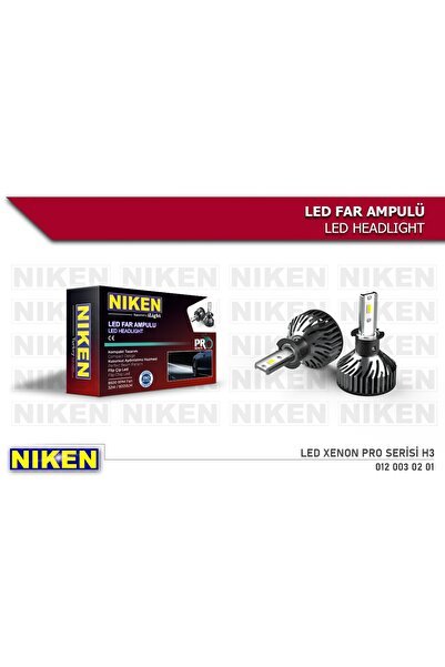 Xenon Pro Serisi H3 Led Far Ampul Şimşek Etki Uyumlu